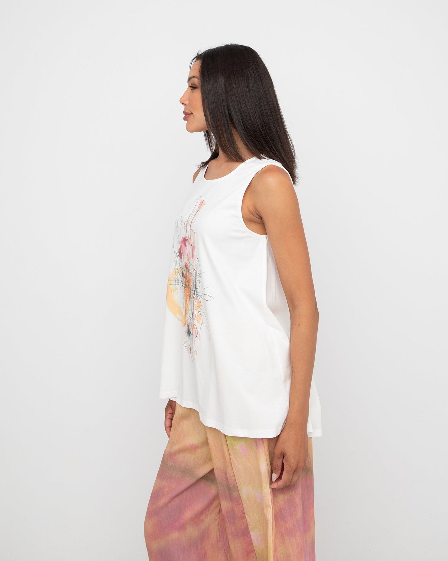 Ozai N Ku Hesper Tank, White