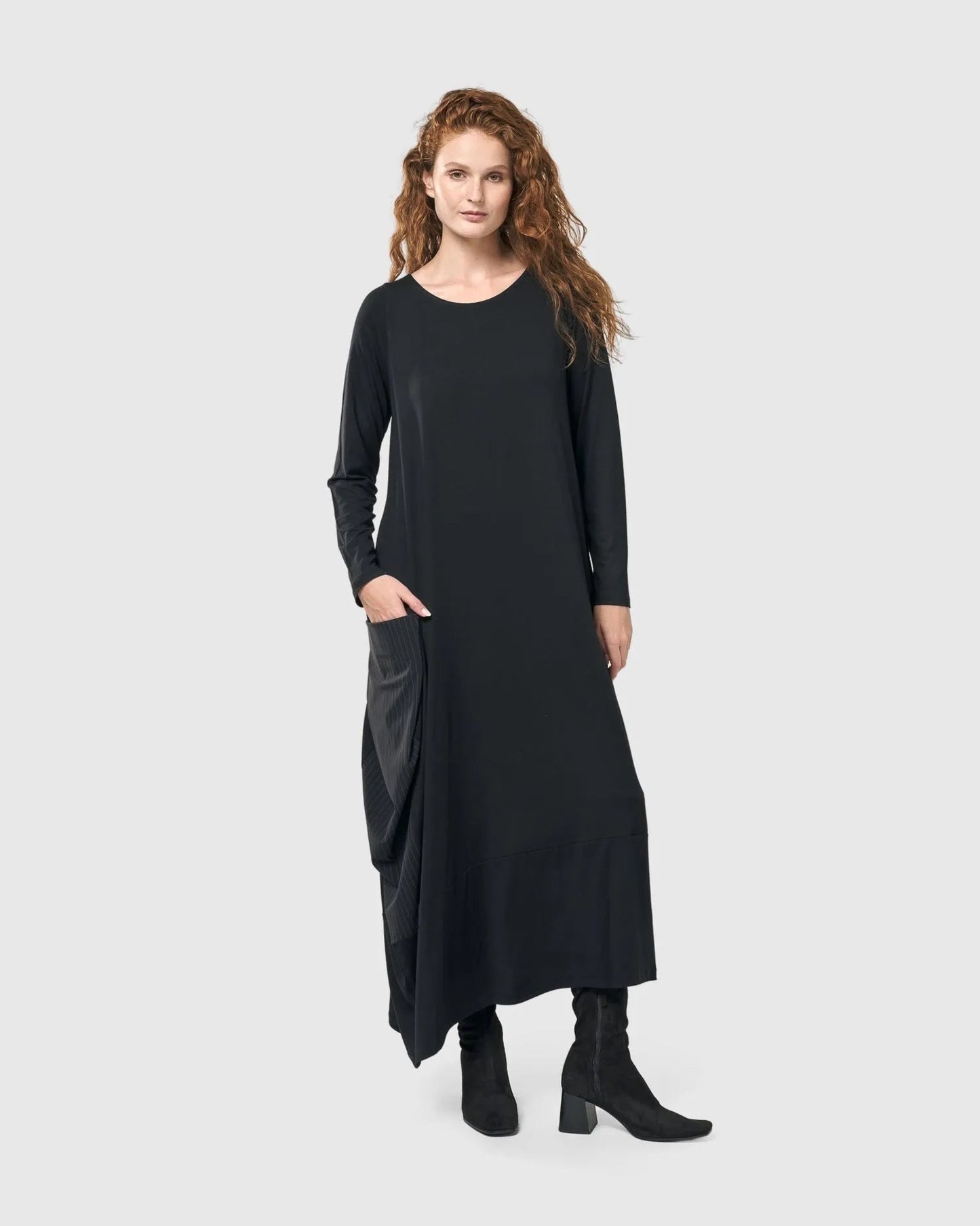 Midnight Maxi Dress, Black