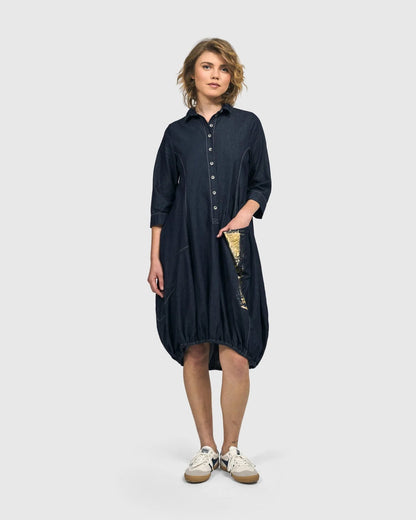 Winona Wonderful Dress, Denim