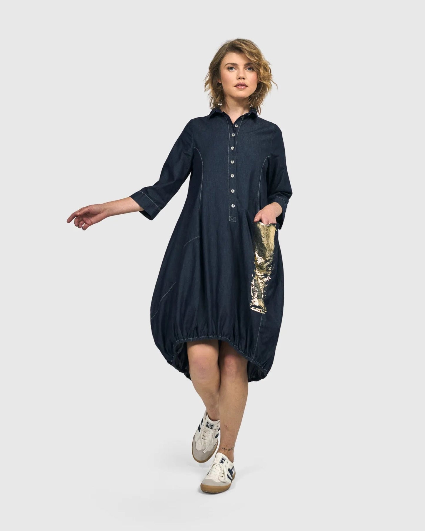 Winona Wonderful Dress, Denim