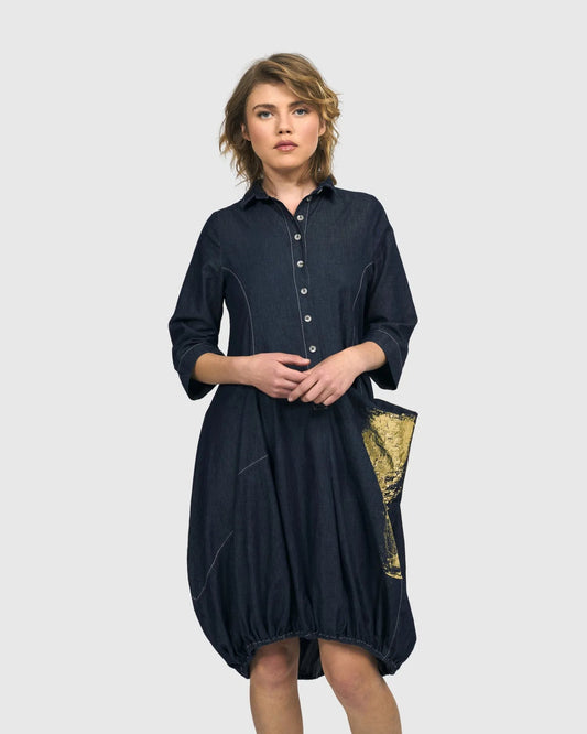 Winona Wonderful Dress, Denim