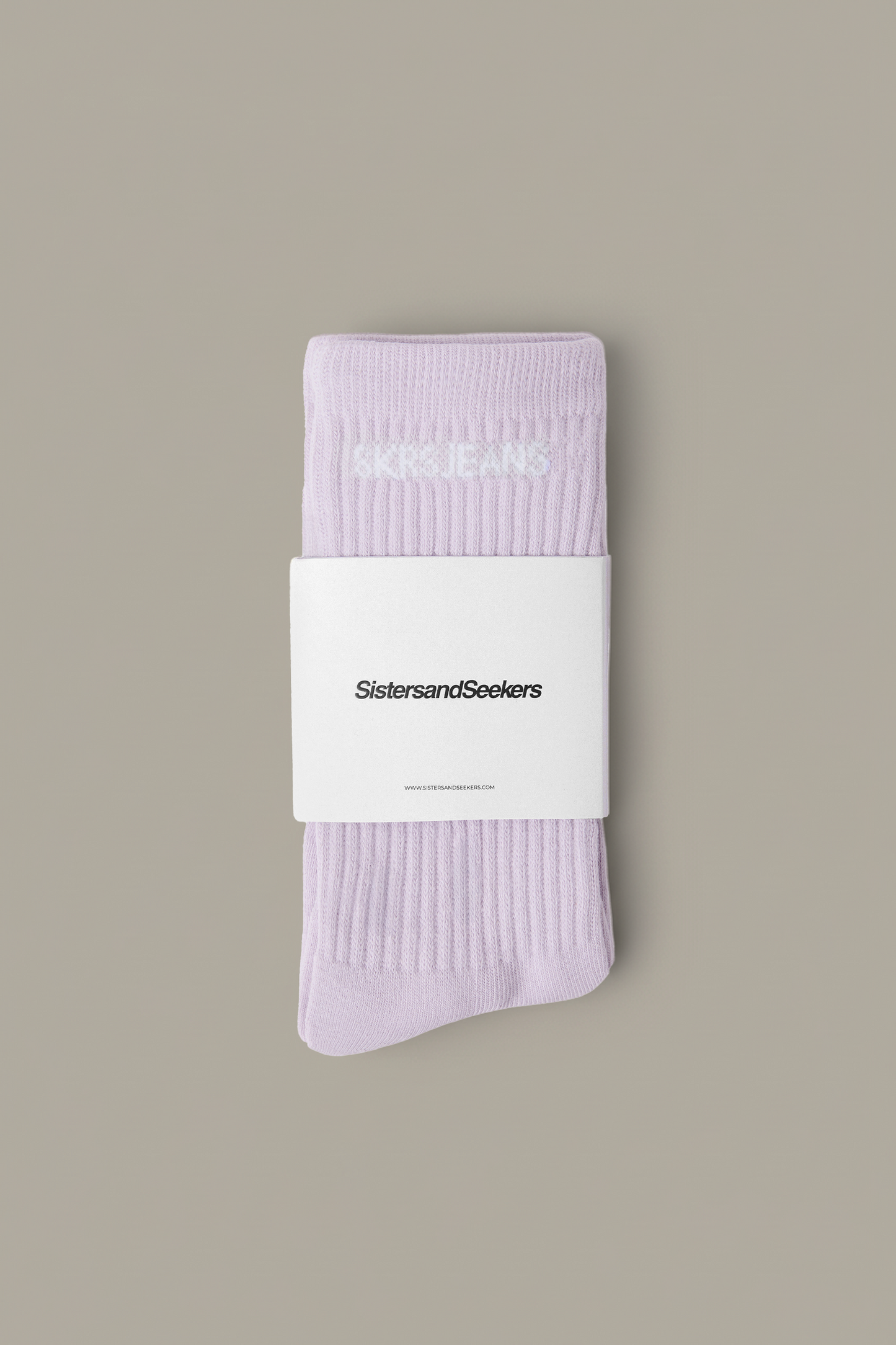 SKRS Classic Crew Socks in Lilac