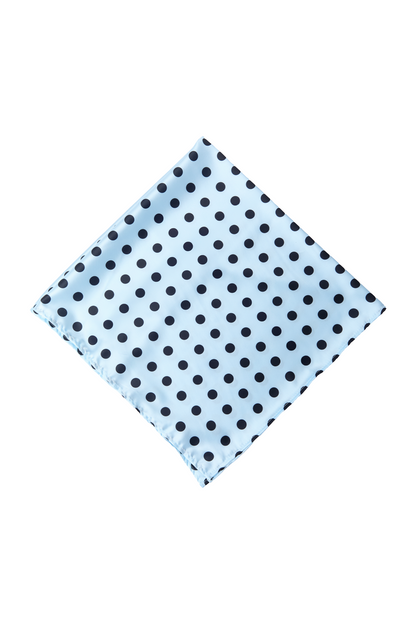 Polka Scarf in Powder Blue